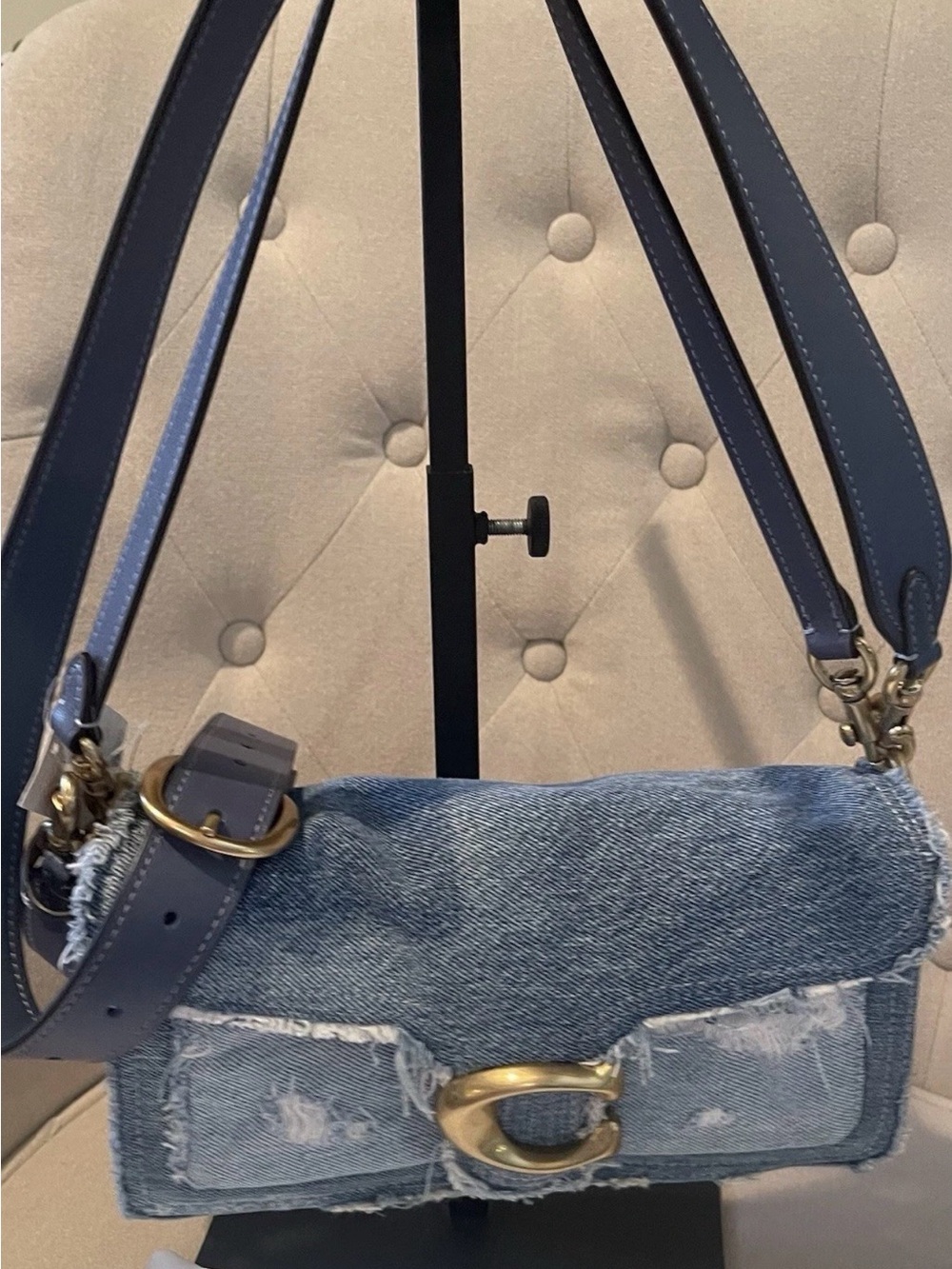Coach Tabby 26 Repurposed Love Worn Patchwork Denim SB NWT